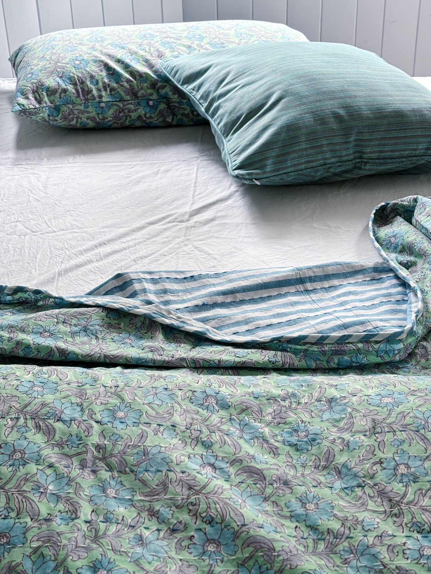 Fleur Dream Pillowcase ~ Hand-Printed & Sustainably Made