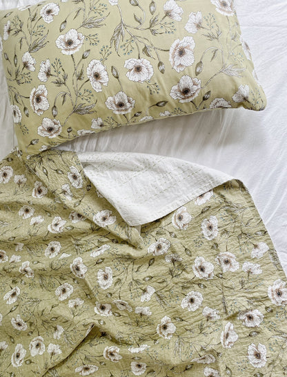 Adele Poppy Pillowcase