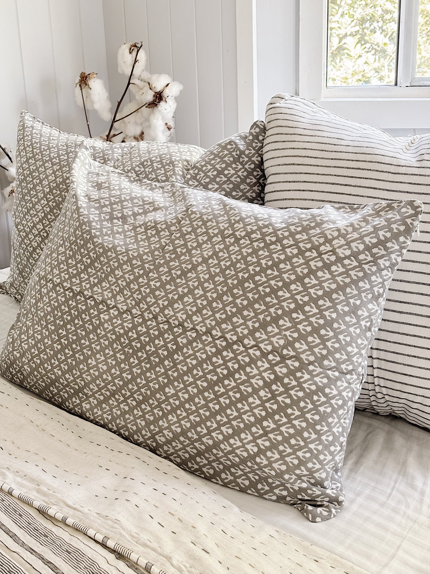 Olive Chateau Pillow Case