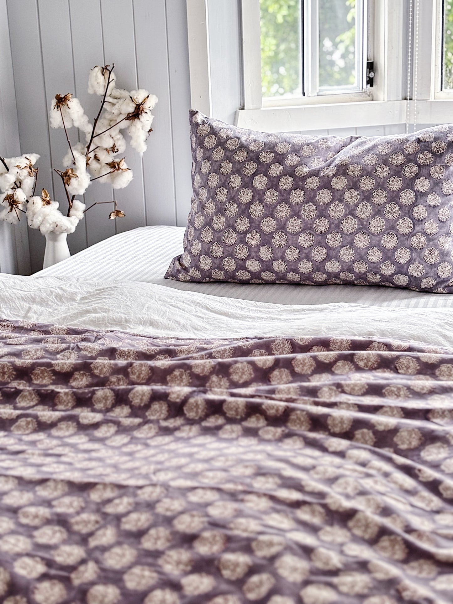 Vintage Mauve Pillowcase