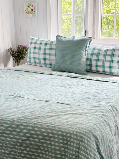 Sea Glass Stripe Cushion Cover