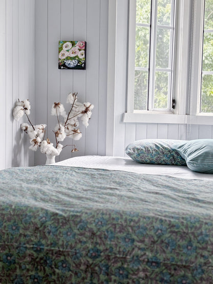 Fleur Dream Pillowcase ~ Hand-Printed & Sustainably Made