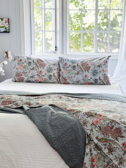 Gardiner Chinoiserie Kantha Quilt