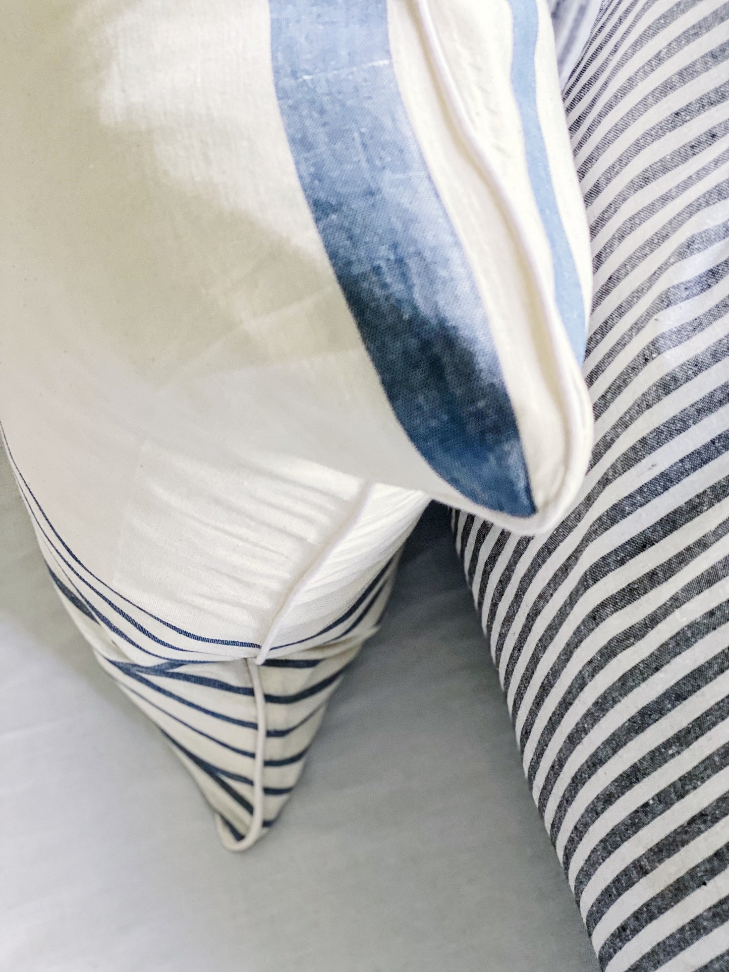 Capri French Stripes Cushion Cover
