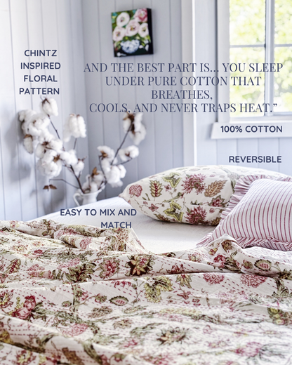 Jardin Des Plantes Kantha Quilt