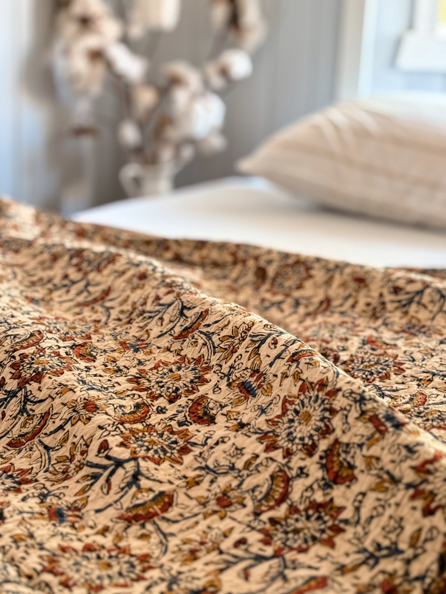 Pause Wabi Sabi Kantha Quilt