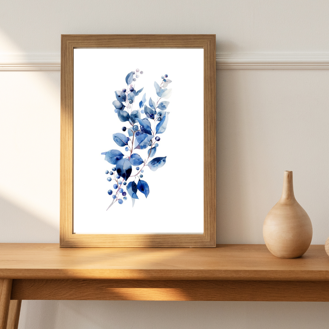 OLIVE INDIGO ARTWORK - DIGITAL PRINT