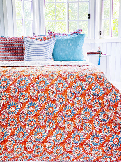 Positano Coastal Kantha Quilt