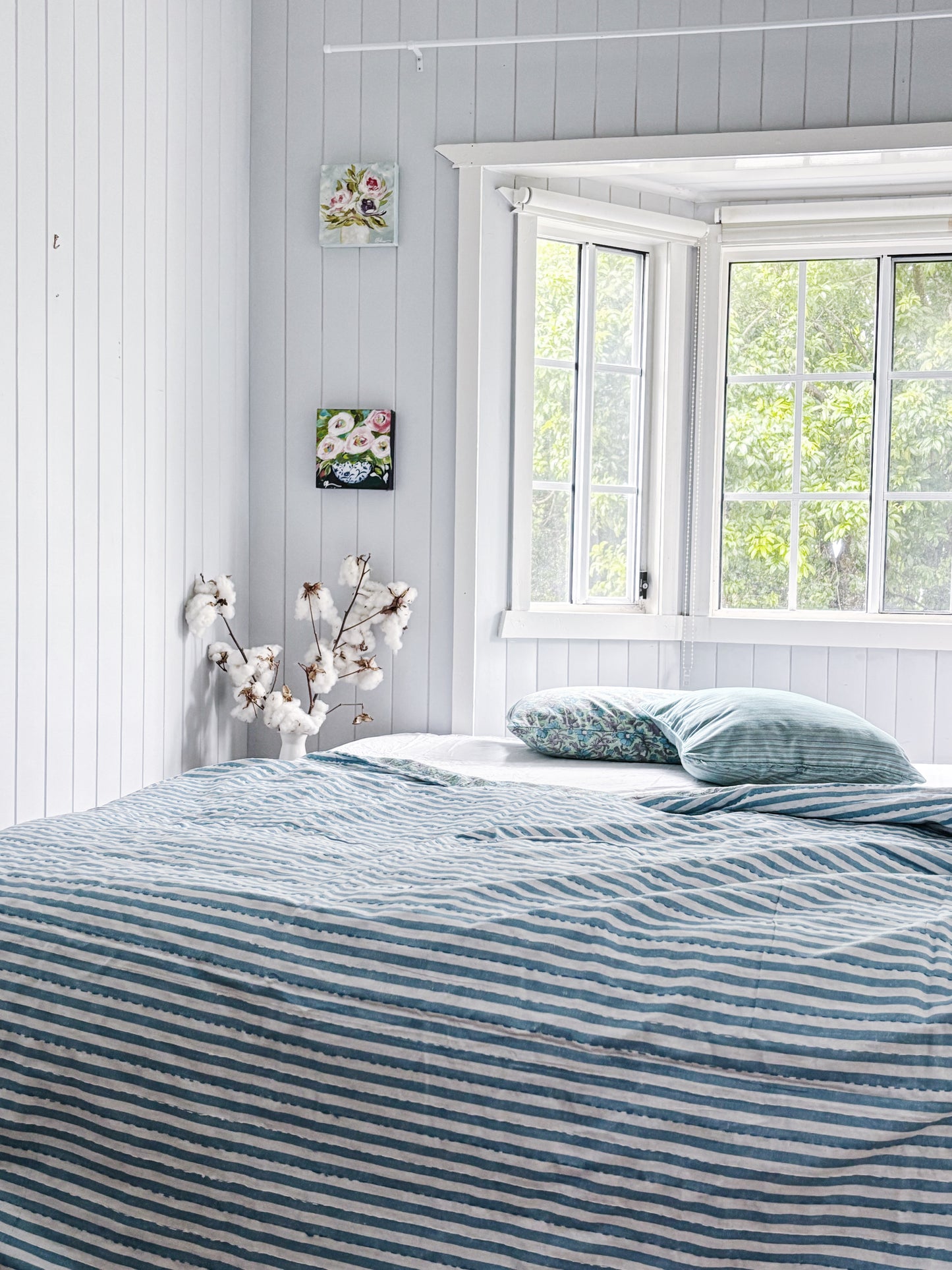 Fleur Dream Pillowcase ~ Hand-Printed & Sustainably Made