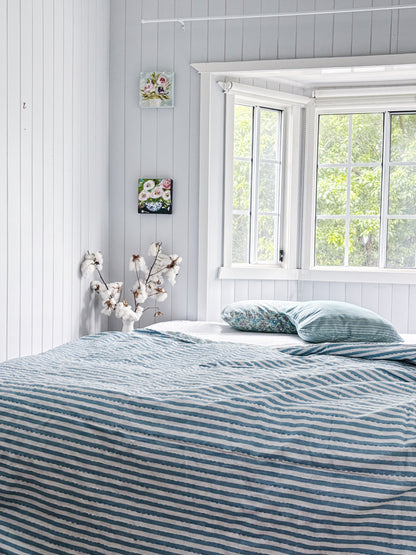 Fleur Dream Pillowcase ~ Hand-Printed & Sustainably Made