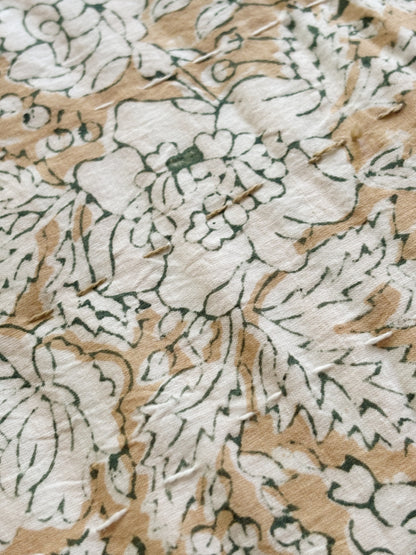 Botanique Coast Reversible Kantha Quilt