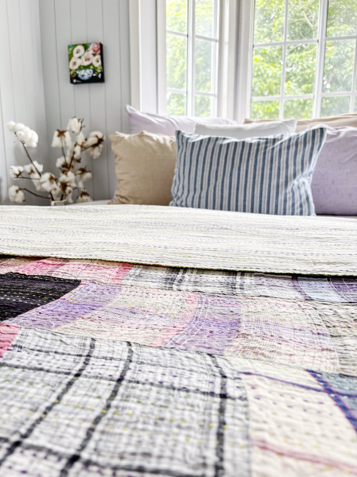 Southport Patchwork Kantha Quilt