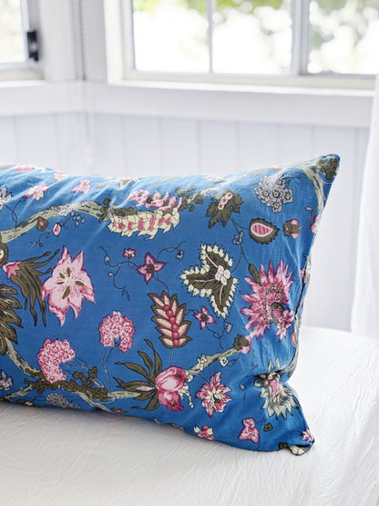 Coastal Heirloom Blue Jardin Kantha Quilt Bundle