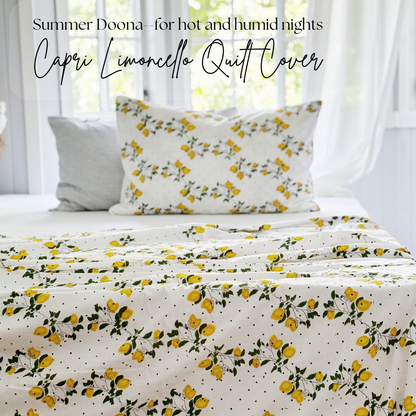 Capri Limoncello  Quilt Cover