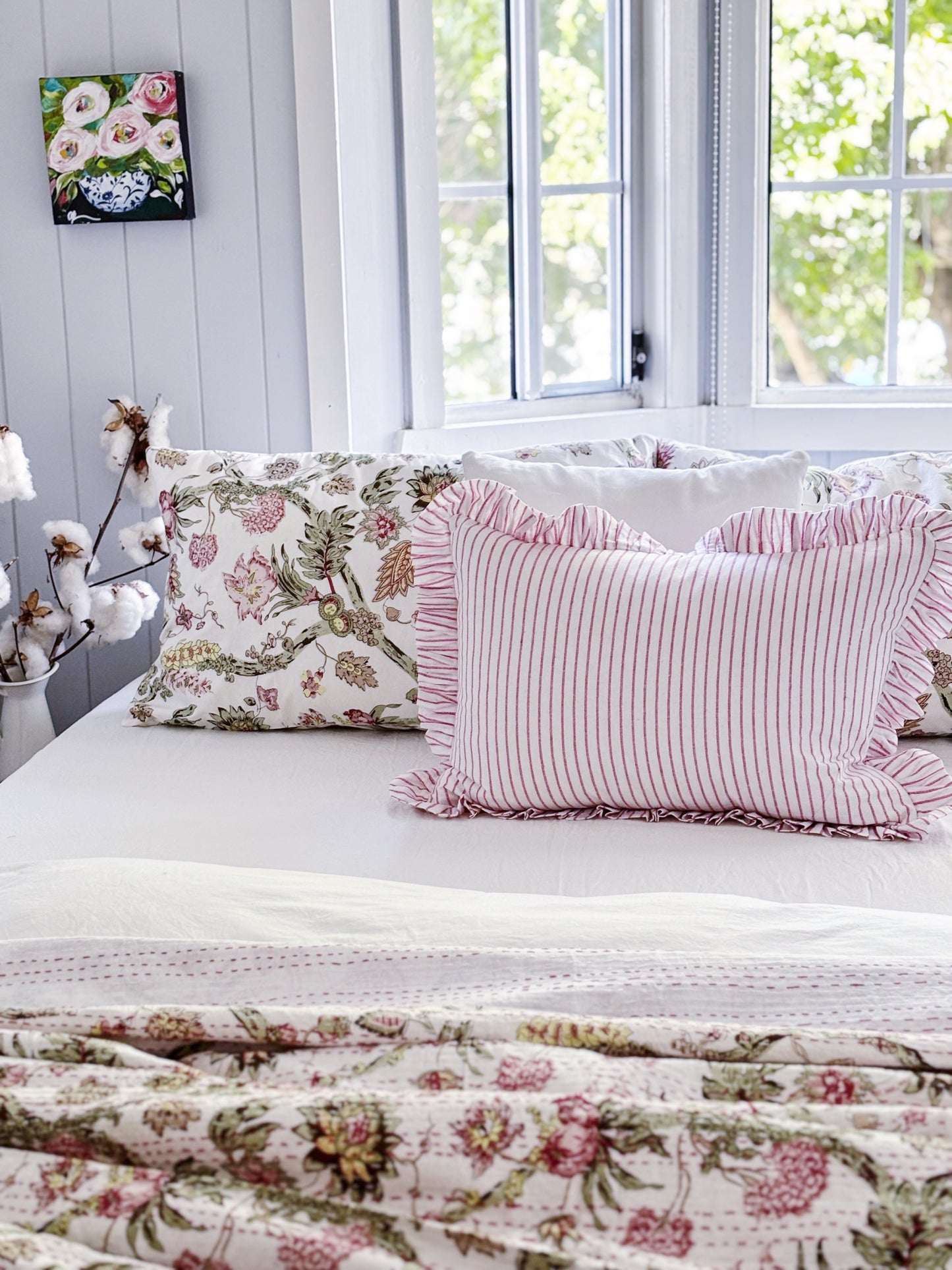 Jardin Cottage Kantha Quilt Bundle