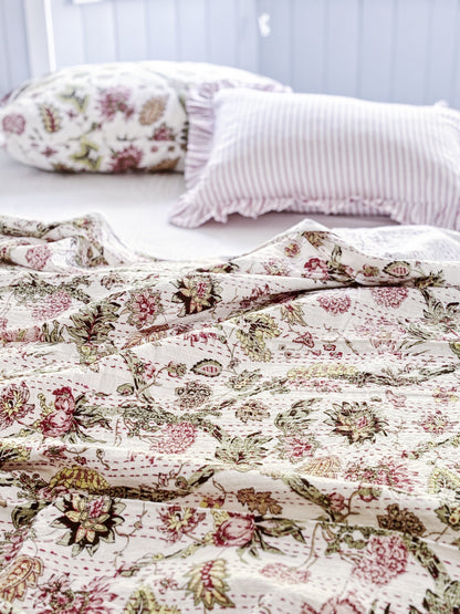 Jardin Cottage Kantha Quilt Bundle