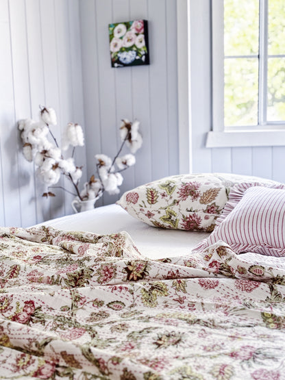 Jardin Cottage Kantha Quilt Bundle