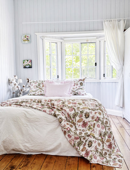 Jardin Cottage Kantha Quilt Bundle