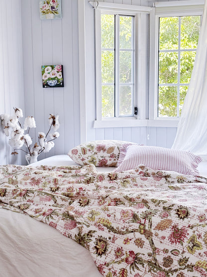 Jardin Cottage Kantha Quilt Bundle