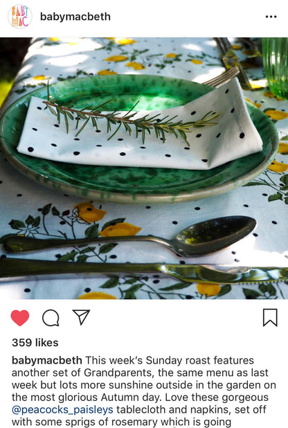 Capri Limoncello Tablecloth