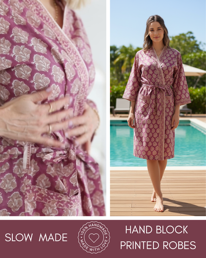 Juliette Dressing Gown– Hand-Printed