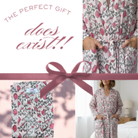 Rosée Dressing Gown – Hand-Printed