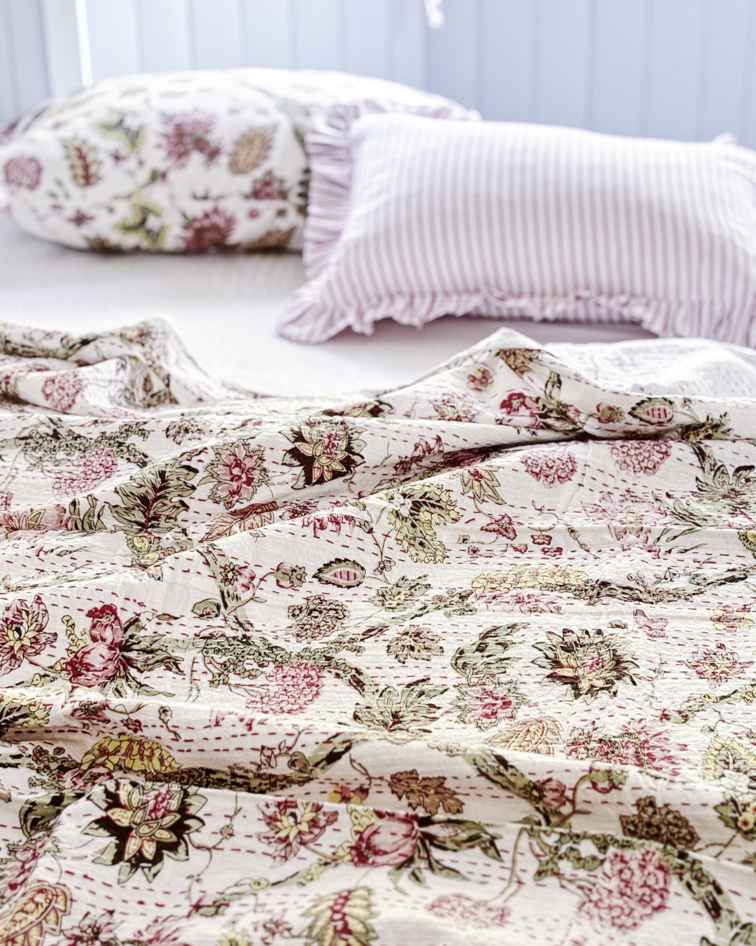 Jardin Des Plantes Kantha Quilt