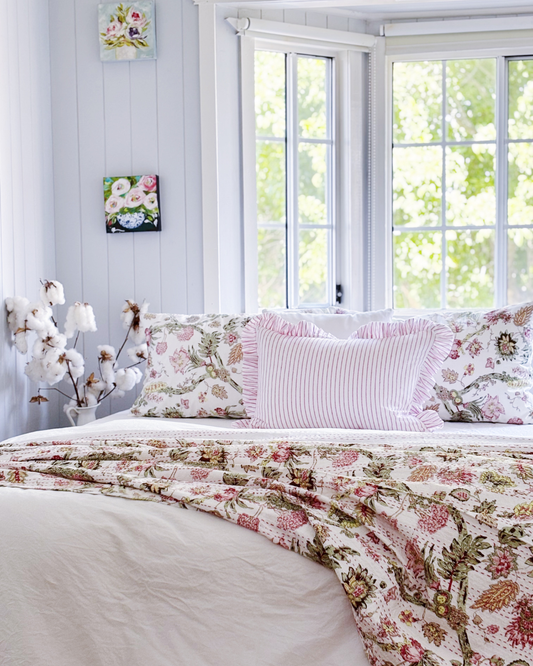 Jardin Des Plantes Kantha Quilt