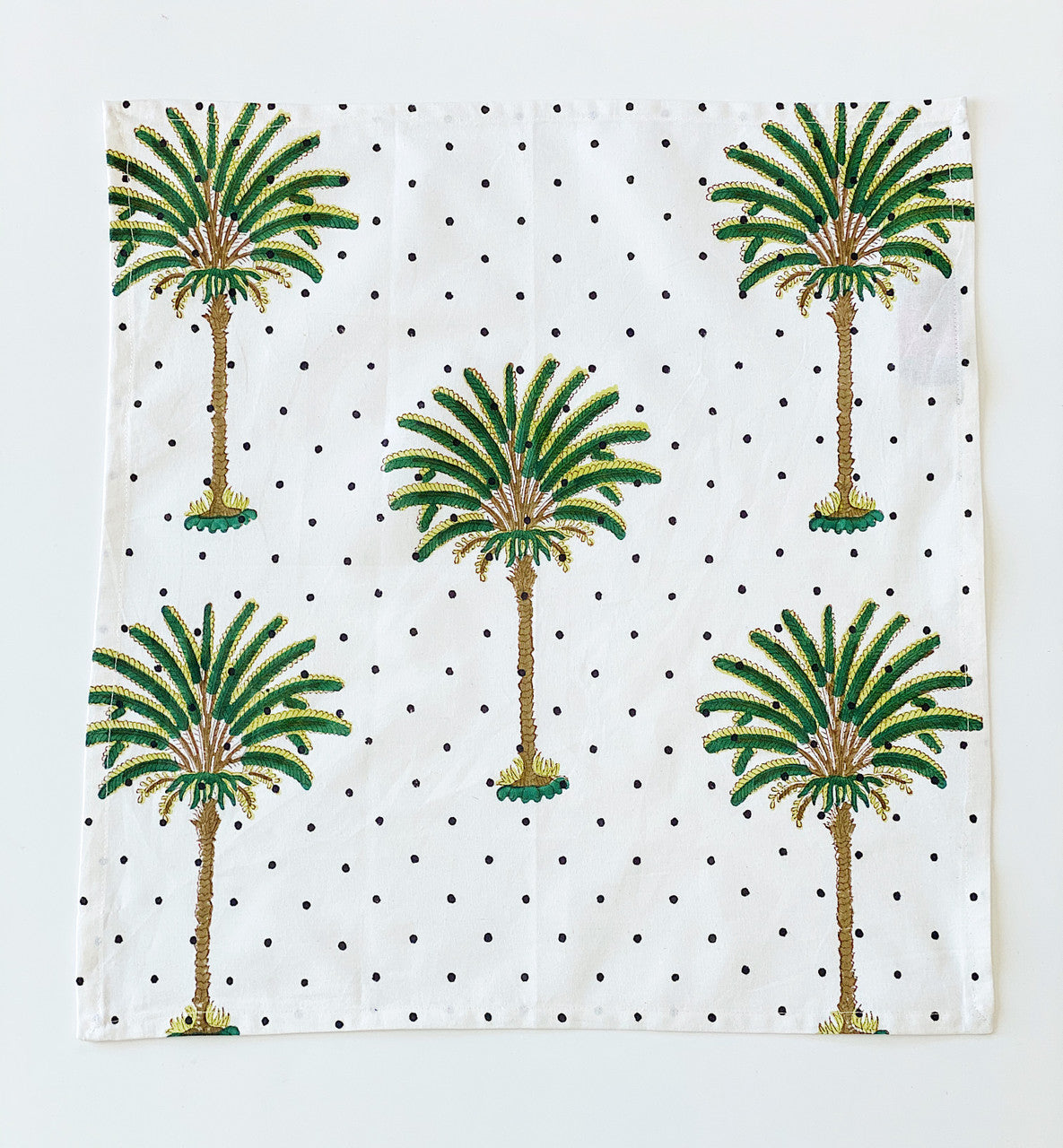 Polka Dot Palm Tree Napkins -Set of 4
