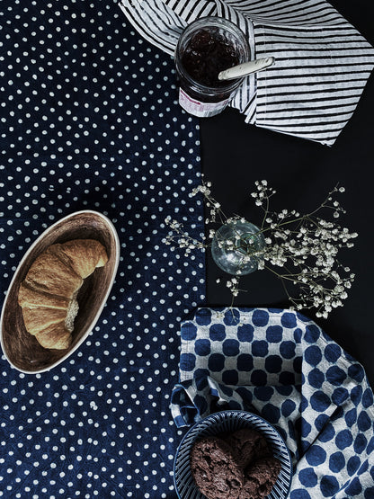 Indigo Dots Napkins -Set Of 4