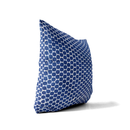 Indigo Dots Cushion Cover