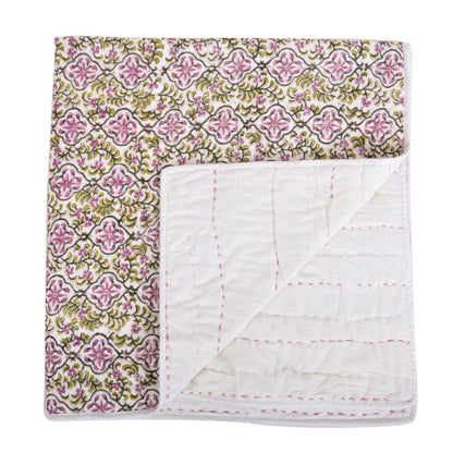 India Rose Baby Quilt