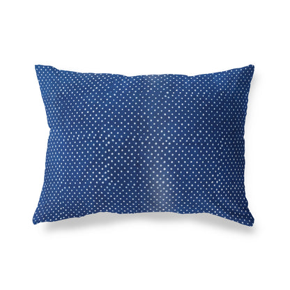 Indigo Polka Dots  Pillowcase