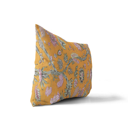 Mustard Jardin Pillowcase