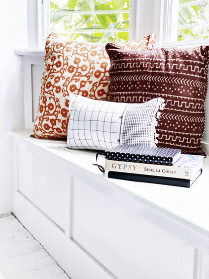 Tan Linen Cushion Cover