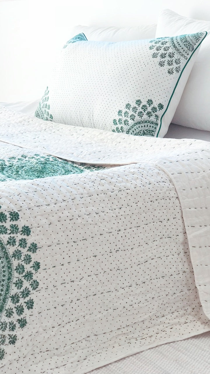 Emerald Moroccan Pillowcase