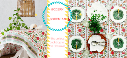 Modern Bohemian Tablecloth - (150x220cm)