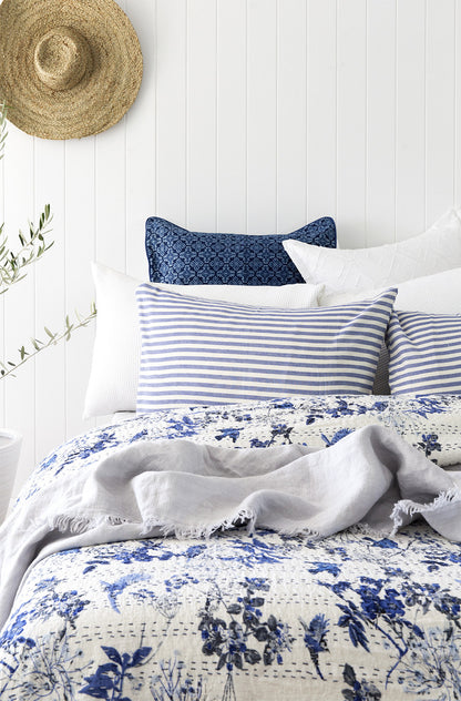 Little Birds Kantha Quilt| Peacocks and Paisleys