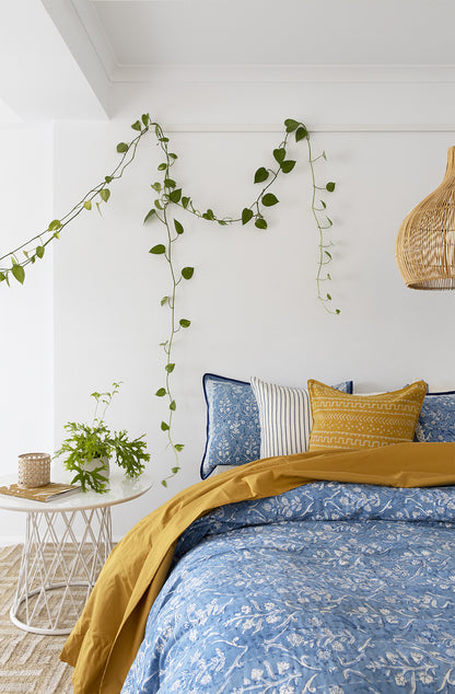 Mustard Linen Euro  Cushion Cover