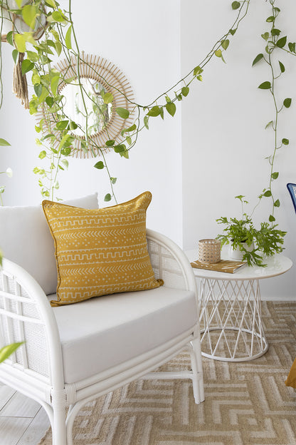 Mustard Linen Euro  Cushion Cover