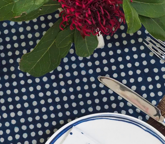 Indigo Dotty  Napkins -Set of 4