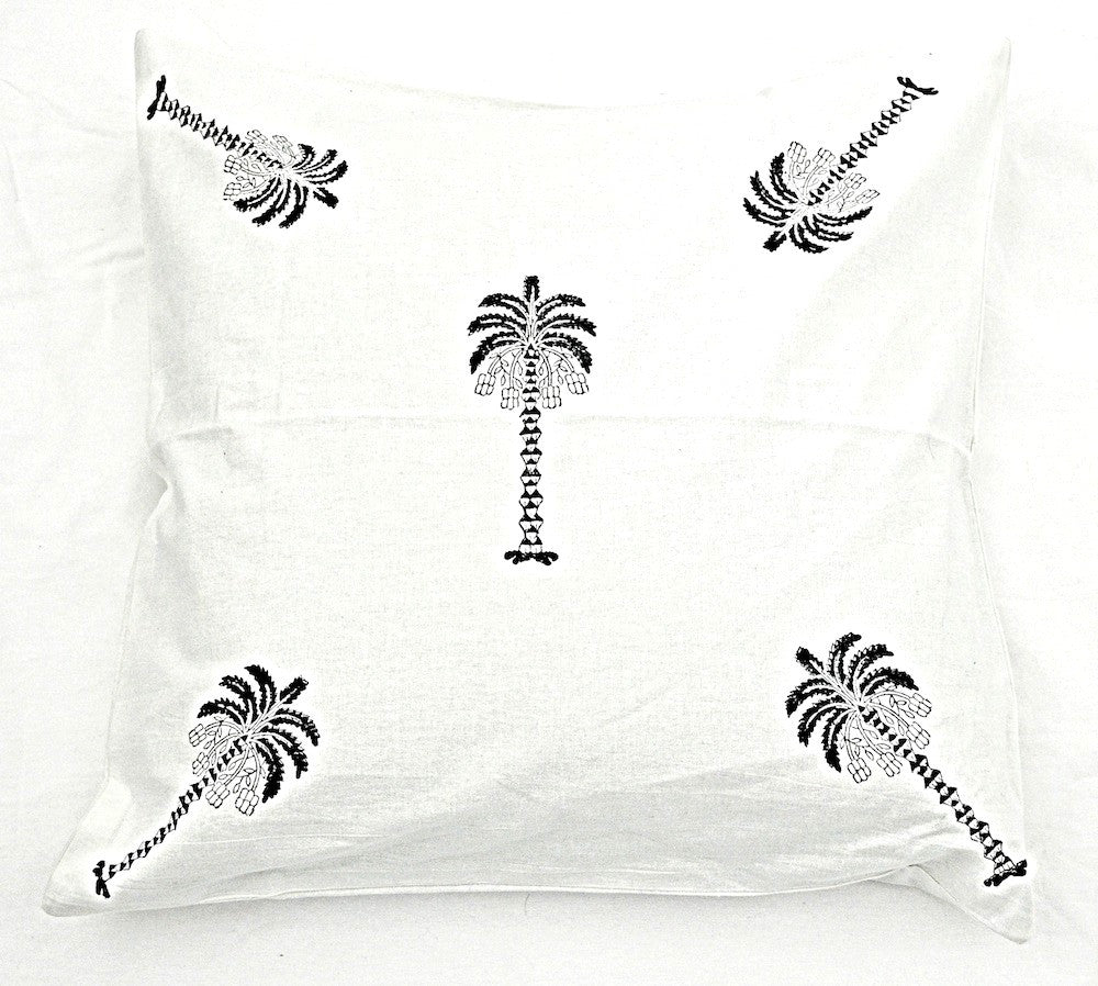 Island Palm Cushion Cover | Peacocks and Paisleys